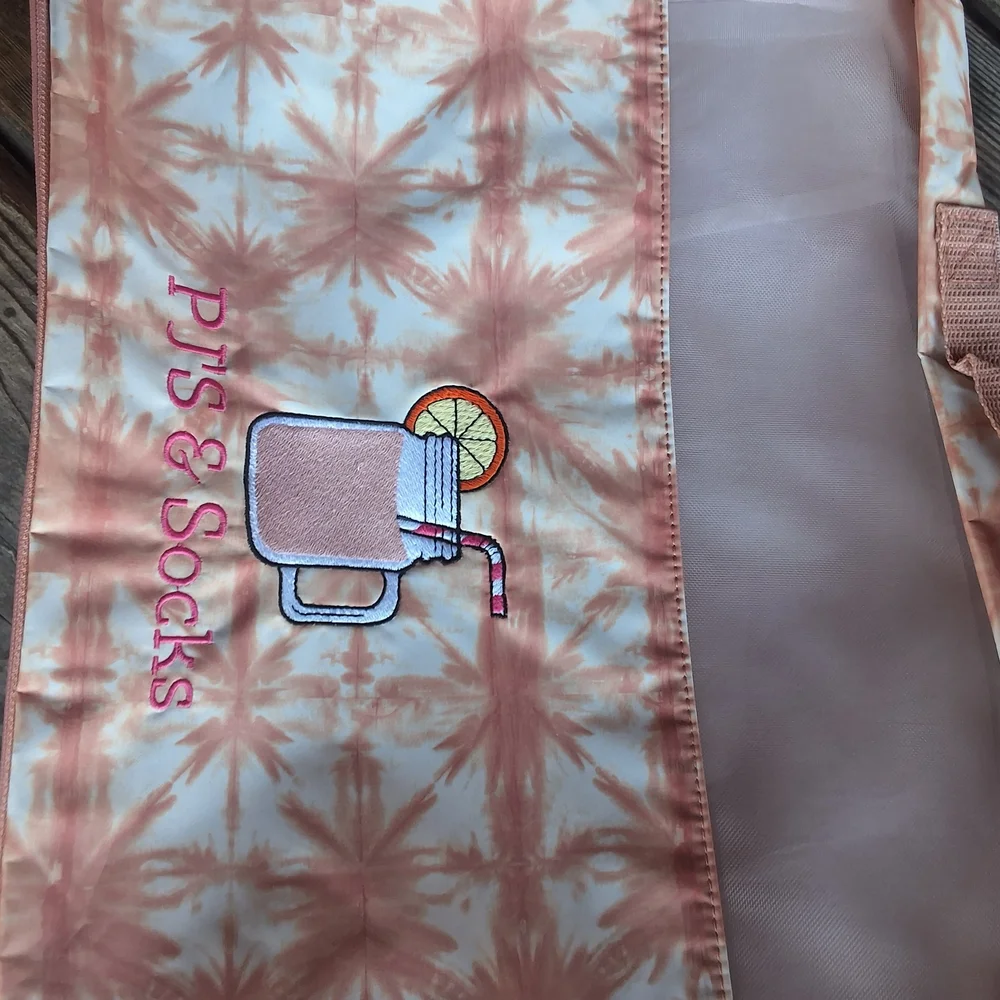 Thirty-One Traveling Packing Cubes In Rosedust Shibori - Picture 5 of 11